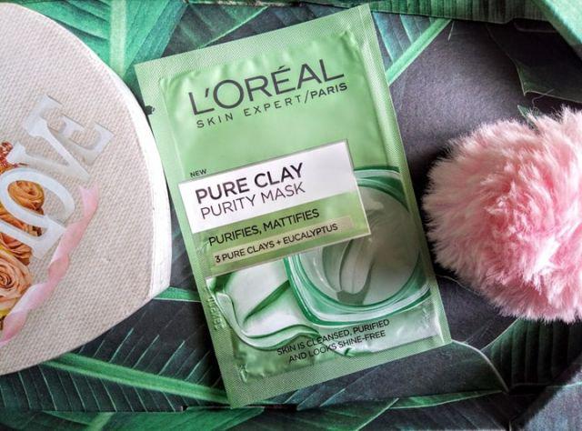 L'Oréal Skin Expert, Maska do twarzy, Czysta glinka, Oczyszczająco-matująca