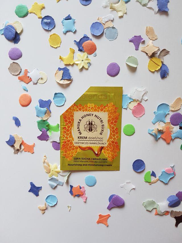 Bielenda Manuka Honey Nutri Elixir, Krem do twarzy, Odżywczo-nawilżający, Na dzień i na noc,  Miód manuka i mleczko pszczele