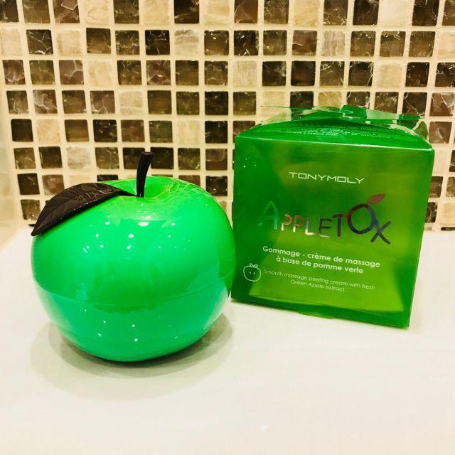 Tony Moly Appletox, Krem intensywnie peelingująco-masujący, Smooth Massage Peeling Cream