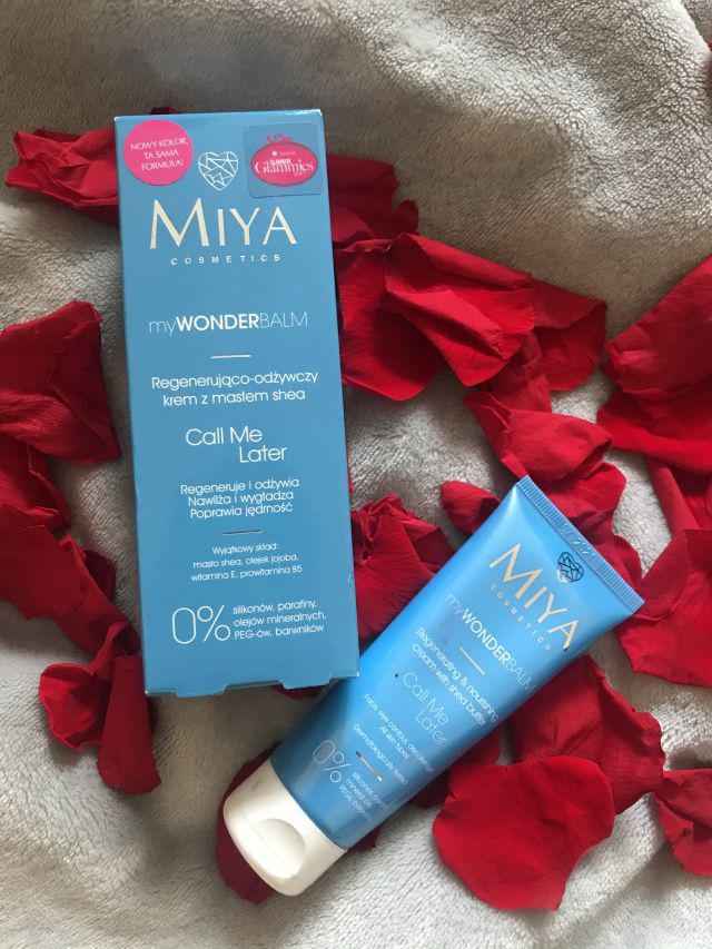 Miya Cosmetics myWONDERbalm, Call Me Later, Krem do twarzy, Regenerująco-odżywczy, Masło shea, olejek jojoba, witamina e, prowitamina B5