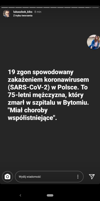 Koronawirus - zbiór przemyśleń w świetle ostatnich wydarzeń