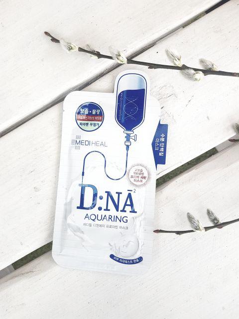 Mediheal Maska do twarzy w płacie, D:NA Aquaring, Nawilżająco-odmładzająca