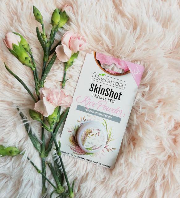 Bielenda Skin Shot, Ampoule Peel, Peeling enzymatyczny do twarzy, Rice Powder, Z proszkiem ryżowym, ekstraktem z wiśni i enzymami owocowymi