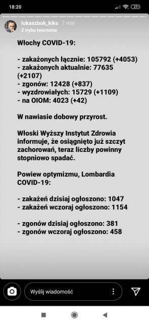 Koronawirus - zbiór przemyśleń w świetle ostatnich wydarzeń