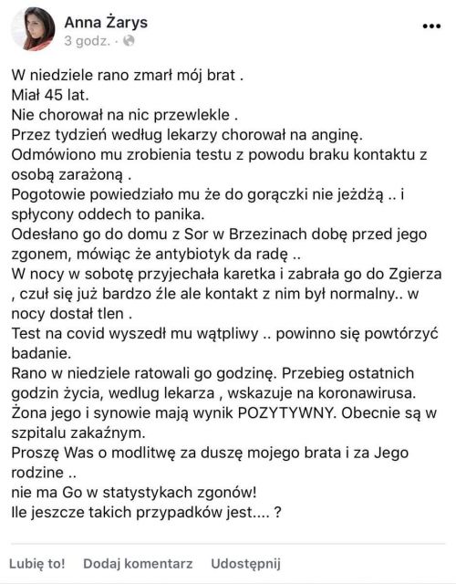 Koronawirus - zbiór przemyśleń w świetle ostatnich wydarzeń