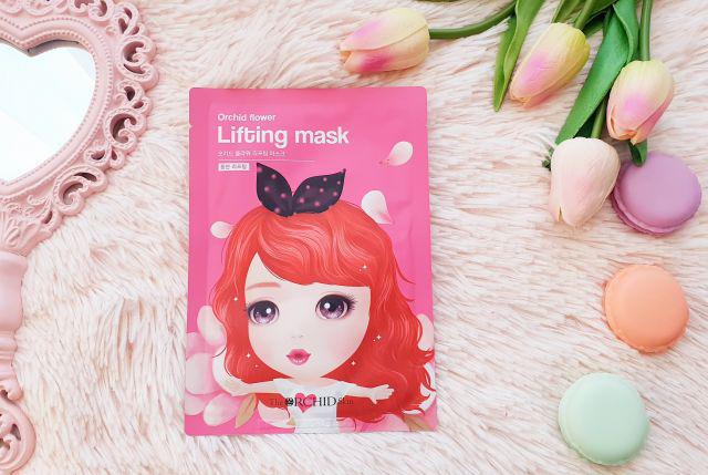 The Orchid Skin Maska do twarzy w płacie, Orchid Flower, Lifting Mask