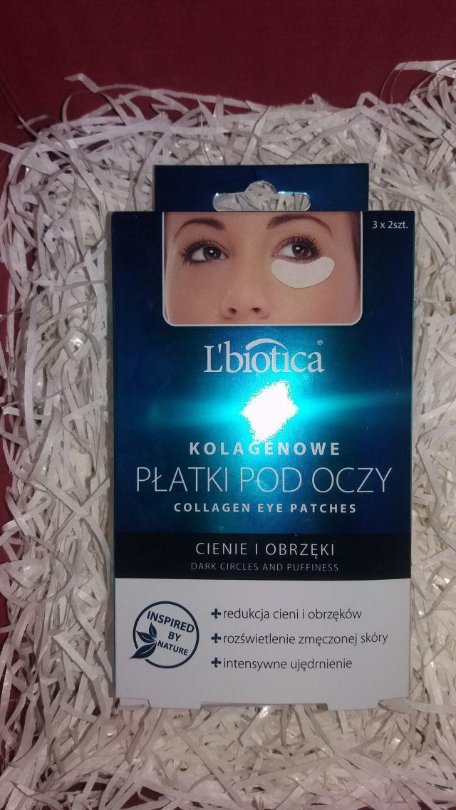 L'biotica Płatki pod oczy, Kolagenowe, Przeciw obrzękom i cieniom