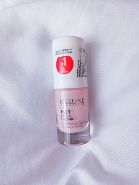 Eveline Nail Therapy Professional, 6 w 1 Care and Colour, Odżywka do paznokci nadająca kolor, Rose