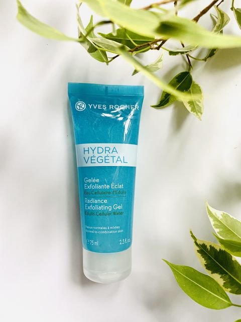Yves Rocher Hydra Végétal, Peeling do twarzy, Rozświetlający