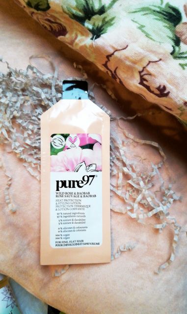 pure97 Balsam do włosów, Ochronny i stylizujący, Wild Rose & Baobab