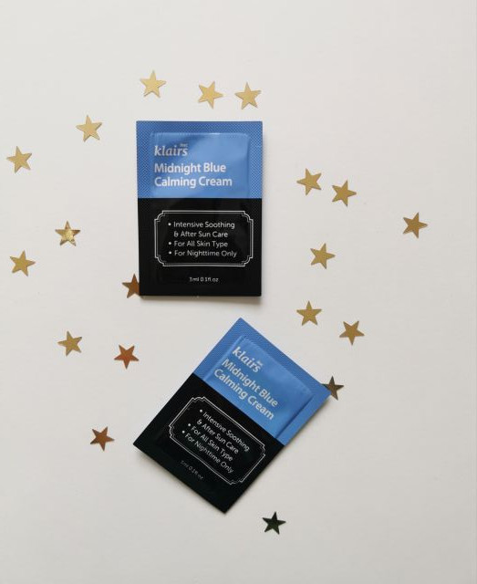 Klairs Midnight Blue, Calming Cream, Krem do twarzy, Nawilżający