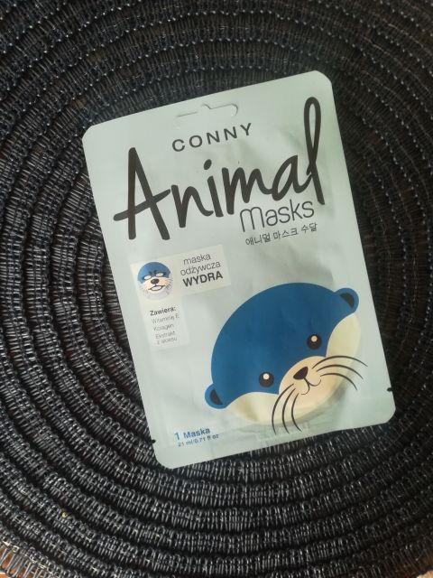 Conny Maska do twarzy w płacie, Animal masks, Wydra