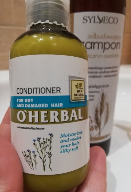 O'Herbal Conditioner, Odżywka do włosów suchych z ekstraktem z lnu
