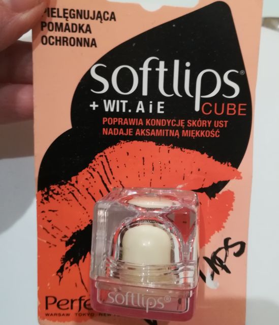 Perfecta Softlips Cube, Pomadka ochronna do ust, Wow Lips, Z witaminami A i E