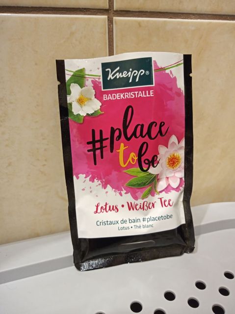 Kneipp Kryształki do kąpieli, #Placetobe, Lotos i biała herbata