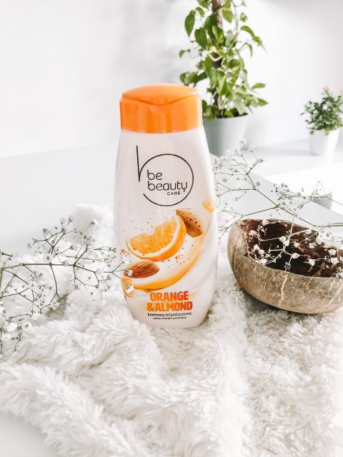 Żel pod prysznic, Creamy sensation, Pomarańcza i migdał | Be Beauty