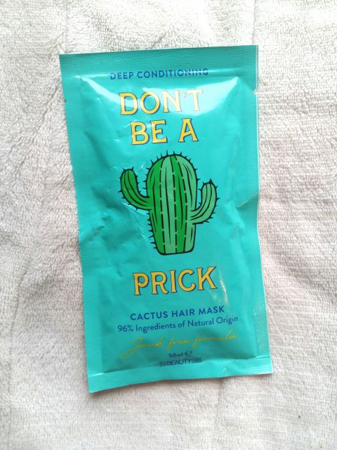The Beauty Dept. Maseczka do włosów, Don’t be a Prick, Nawilżająca, Ekstrakt z kwiatów kaktusa i olej awokado