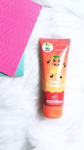 Elfa Pharm x Noble Health, Krem do stóp, Lekki, Tango z Mango, Energetyzująco - odświeżający
