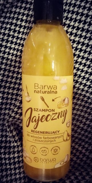 Barwa Naturalna, Szampon do włosów, Jajeczny, Regenerujący