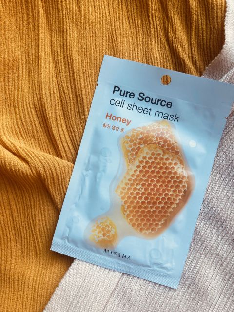 MISSHA Maska do twarzy w płacie, Honey