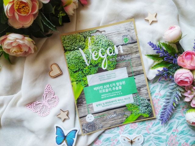 Maska lomi lomi brokul vegan