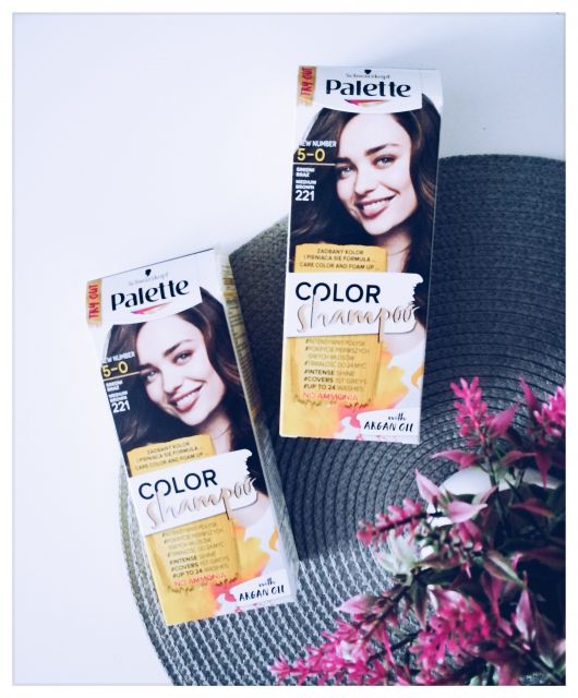 Schwarzkopf Palette, Szampon koloryzujący, odcień 221 średni brąz 