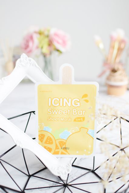 A'pieu Icing Sweet Bar, Maska do twarzy w płacie, Mandarynka Hanrabong