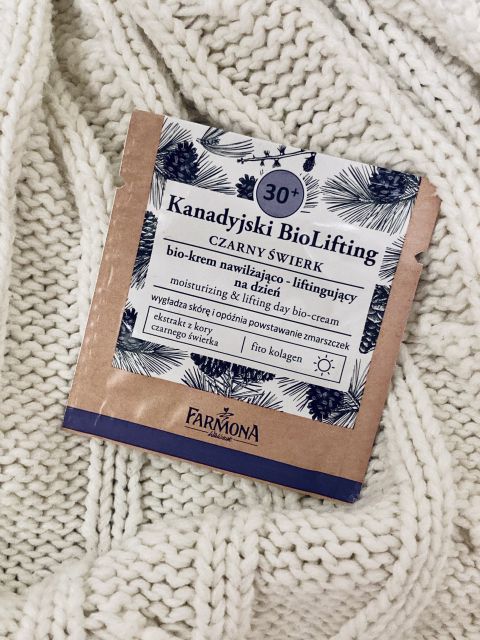 Farmona Kanadyjski BioLifting, Krem do twarzy, Na dzień, Czarny świerk, Nawilżająco - liftingujący