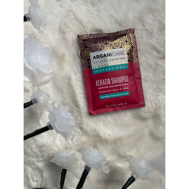 Arganicare Keratin, Szampon do włosów, Keratynowy