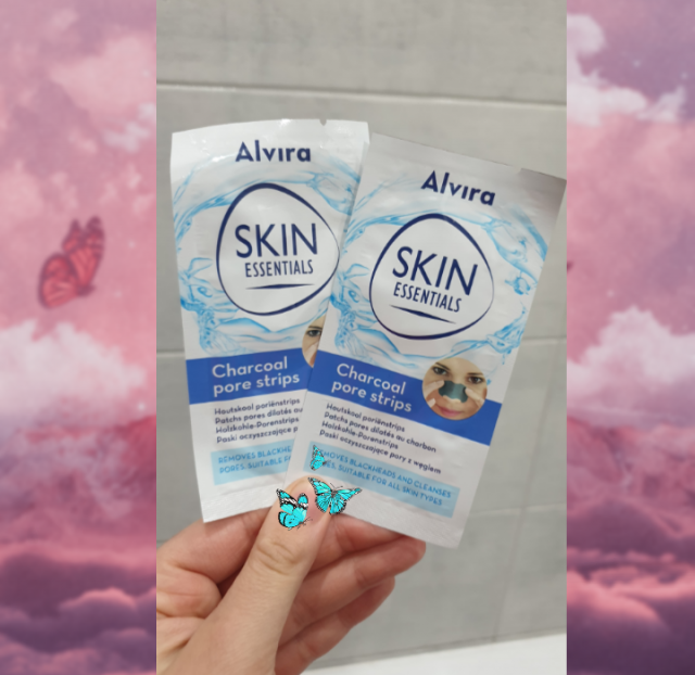 Alvira Skin Essentials, Plasterek na nos, Charcoal pore strips