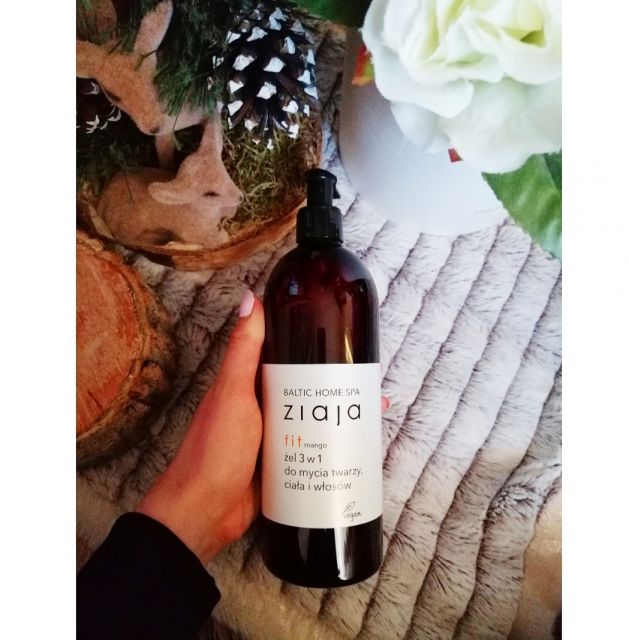 Ziaja Baltic Home SPA, Fit, Żel do mycia twarzy, ciała i włosów, 3w1, Mango