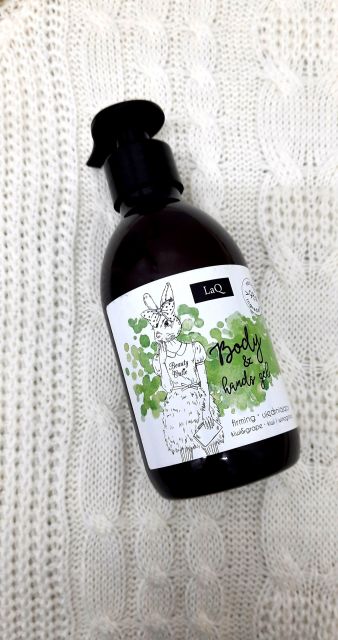 LaQ Żel pod prysznic, Ujędrniający z ekstraktem z kiwi i winogron
