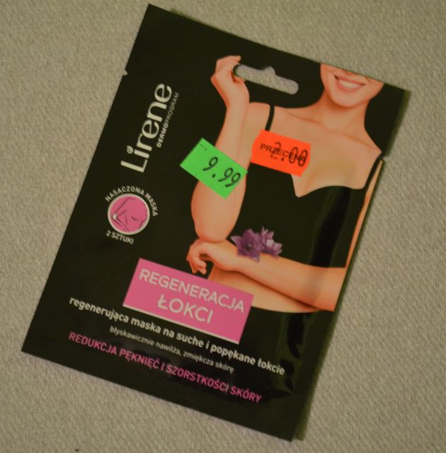 Lirene Dermoprogram, Regeneracja łokci, Regenerująca maska na suche i popękane łokcie
