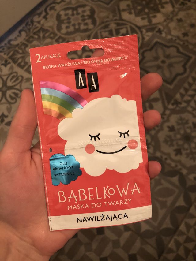 maseczka bąblująca