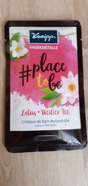 Kneipp Kryształki do kąpieli, #Placetobe, Lotos i biała herbata