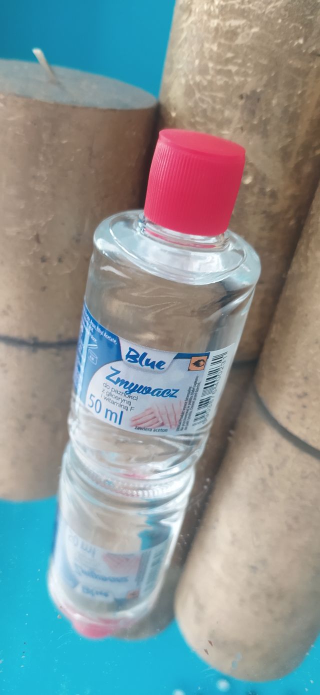 Blue Zmywacz do paznokci, Z gliceryną i witaminą F
