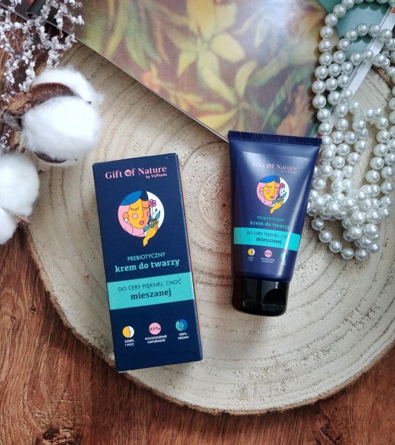 Vis Plantis Gift Of Nature, Krem do twarzy, Prebiotyczny, Do cery pięknej, choć mieszanej