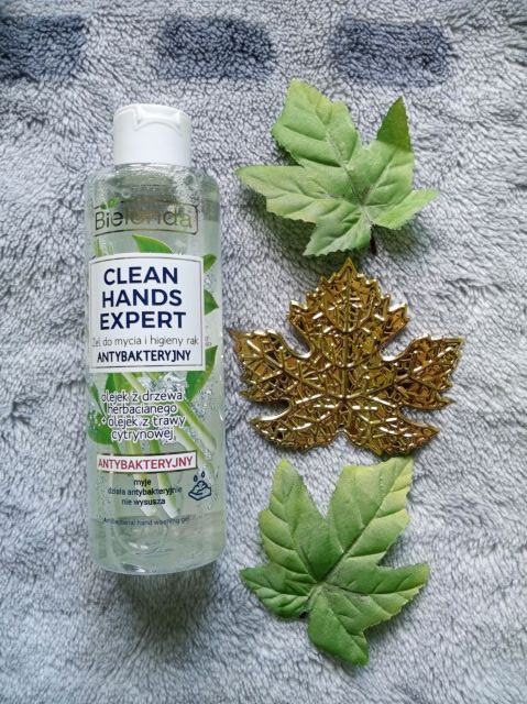 CLEA HANDS EXPERT, żel do mycia i higieny rąk, antybakteryjny  z olejkiem z drzewa herbacianego + olejek z trawy cytrynowej