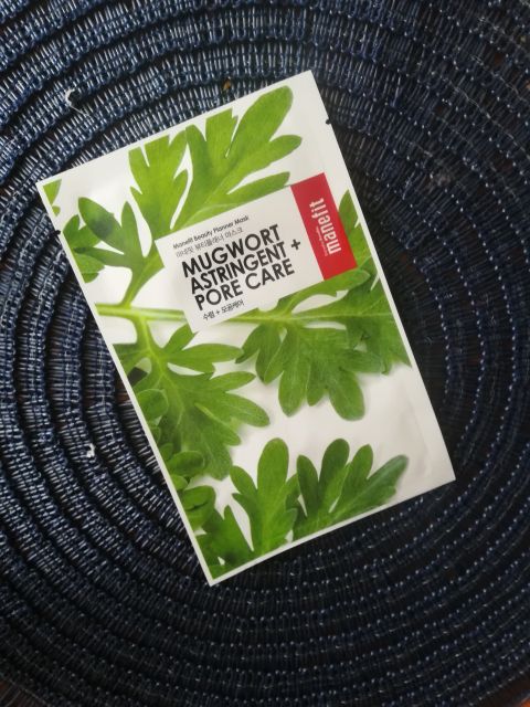 manefit Maska do twarzy w płacie, Mugwort astringent + pore care