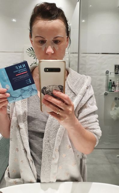 Mediheal Maseczka do twarzy w płachcie, N.M.F Aquaring Ampoulex, Nawilżająca + ceramidy