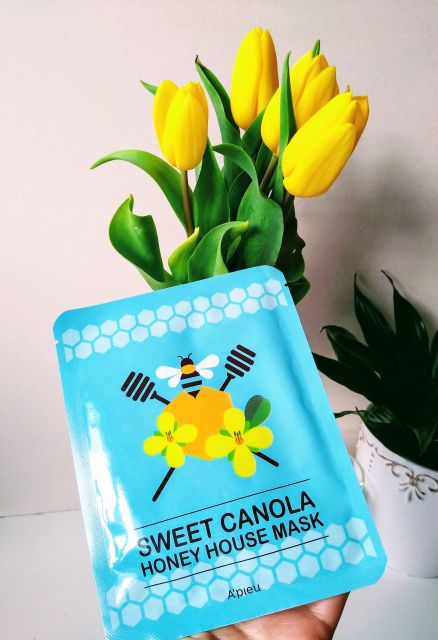 A'pieu Maska do twarzy w płacie, Sweet Canola Honey House Mask