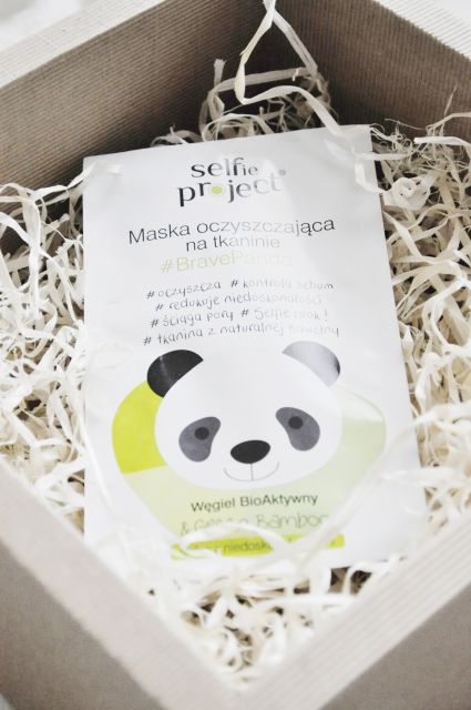 Selfie Project, Maska oczyszczająca na tkaninie 