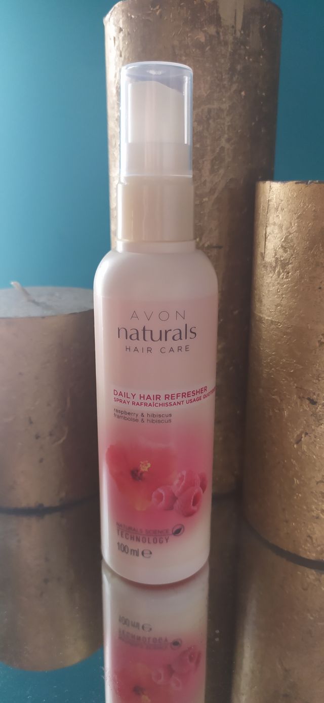 Avon Care, spray do stylizacji włosów, Rasberry & Hibiscus