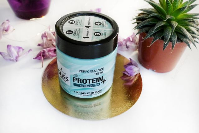 Schwarzkopf Gliss, Hair Repair, Protein+, Maska do włosów, Nawilżająca, 4w1, Proteiny soi i masło kakaowe 