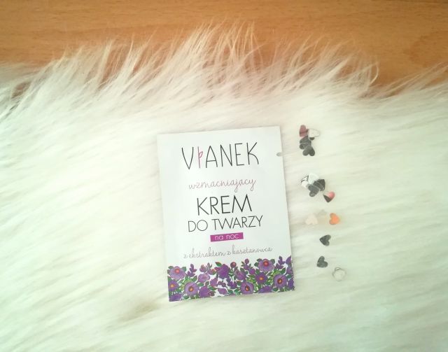 Sylveco Vianek, Krem do twarzy na noc, Seria fioletowa, Wzmacniający