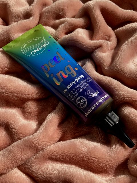OnlyBio Hair Balance, Peeling do skóry głowy, Formuła z białą glinką, pestkami moreli i kwasem mlekowym 