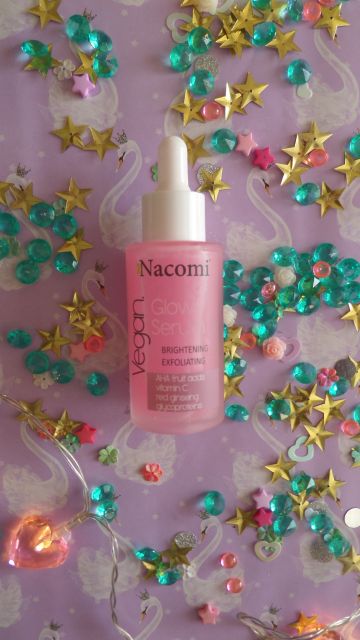 Nacomi Serum do twarzy, Glow, Rozjaśniająco-złuszczające 