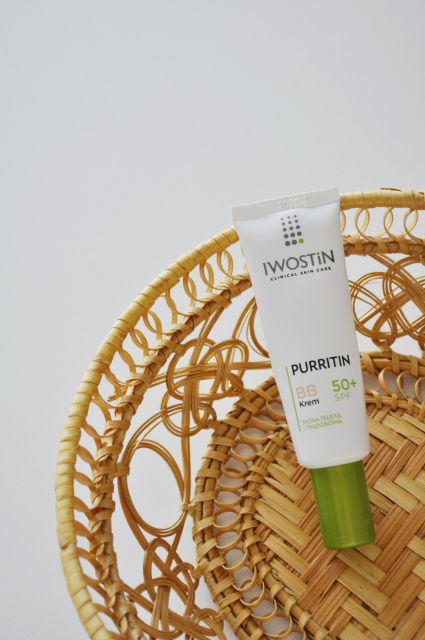 Iwostin Purritin, Krem BB, Skóra tłusta i trądzikowa, 50+