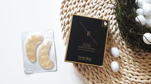 Eclat skin, Płatki pod oczy. 24K Gold Collagen Hydro-gel Eye Pads