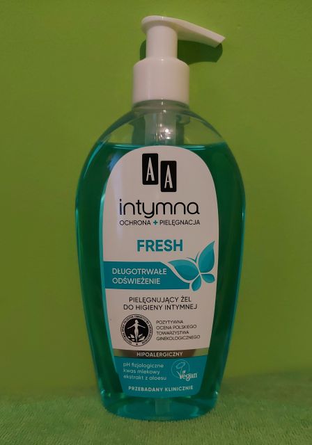 AA intymna, Żel do higieny intymnej, Fresh
